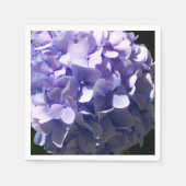 Paarse Hydrangeas paarse bloemen Servetten (Voorkant)