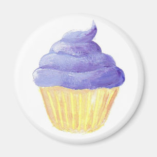 Paarse Iccupcake Magneet