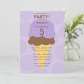 Paarse Ice Cream Cone Birthday Kaart (Staand voorkant)