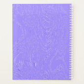 Paarse Ice Diary Spiral Notitieboek (Achterkant)