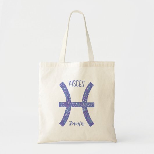 Paarse ijsbrekers Aangepast Tote Bag (Voorkant)
