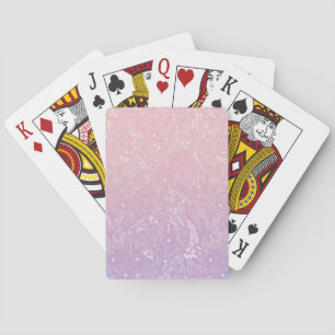 paarse ijzige wind pokerkaarten