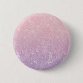 paarse ijzige wind ronde button 5,7 cm (Voorkant)