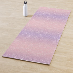 Paarse ijzige wind yogamat