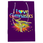 PAARSE IK HOU VAN GYMNASTIEK CADEAUZAK MEDIUM CADEAUZAKJE (Voorkant)