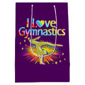 PAARSE IK HOU VAN GYMNASTIEK CADEAUZAK MEDIUM CADEAUZAKJE (Achterkant)