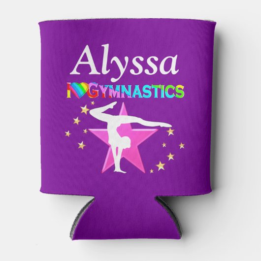  PAARSE IK HOU VAN GYMNASTIEK CUSTOM KOELBOX BLIKJESKOELER (Voorkant)