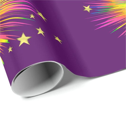 PAARSE IK HOU VAN GYMNASTIEK INPAKPAPIER (Rol Hoek)