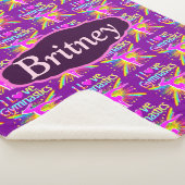 PAARSE IK HOU VAN GYMNASTIEKDEKEN SHERPA DEKEN (3/4)