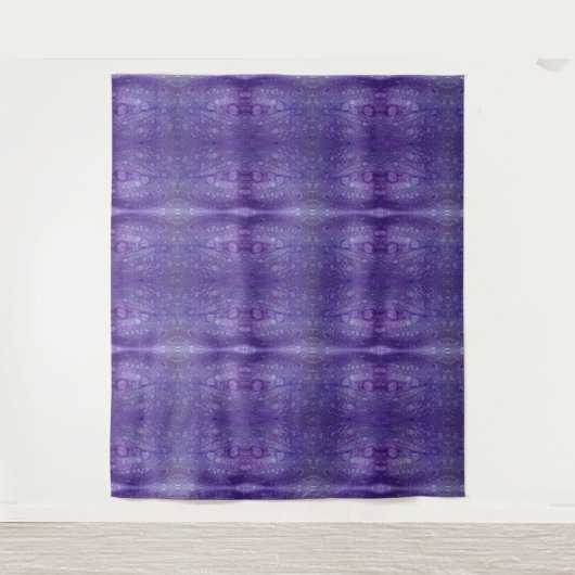 Paarse Ikat 6 Wandkleed (Voorkant)