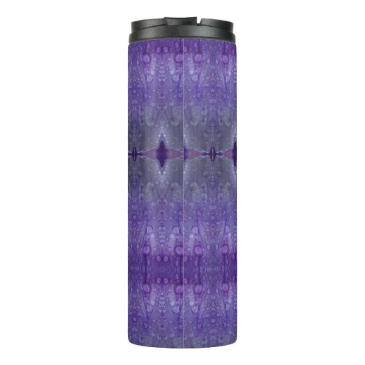 Paarse Ikat 7 Thermosbeker (Achterkant)