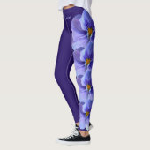 Paarse Illinois State Flower Blue Violet Leggings (Links)