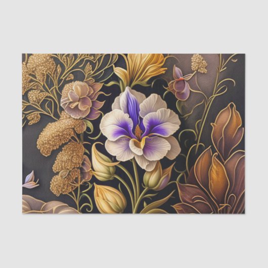  Paarse illustratie van de vloerkleuring Tissuepapier (Voorkant)