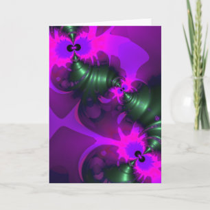 Paarse Imp – Violet en Magenta linten Kaart