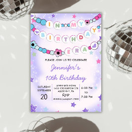 Paarse in mijn verjaardagstijdperk vriendschapsarm kaart