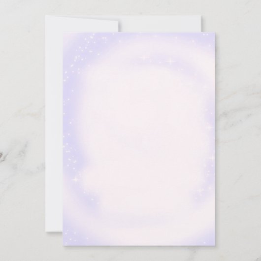 Paarse in mijn verjaardagstijdperk vriendschapsarm kaart (Achterkant)