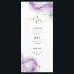 paarse inkt Menu<br><div class="desc">aangepast menu</div>