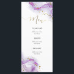 paarse inkt Menu<br><div class="desc">aangepast menu</div>