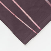 Paarse inktpaddenstoelen fleece deken (Hoek)