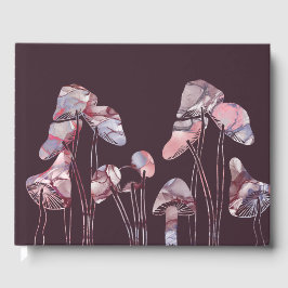 Paarse inktpaddenstoelen gastenboek