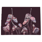 Paarse inktpaddenstoelen groot cadeauzakje (Voorkant)