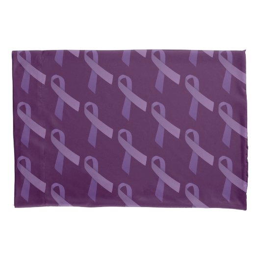 Paarse inktvlek kussensloop (Voorkant)