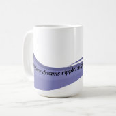 Paarse Inspirerend Mok (Voorkant links)