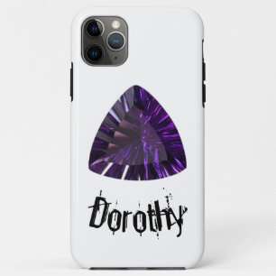 Paarse iPhone case Amethyst Gemstone