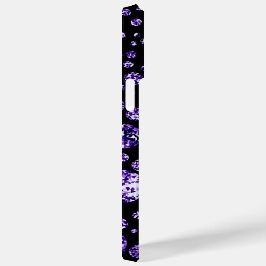 PAARSE IRIDESCENT DIAMOND KIJKEN Case-Mate iPhone CASE (Achterkant / Rechts)