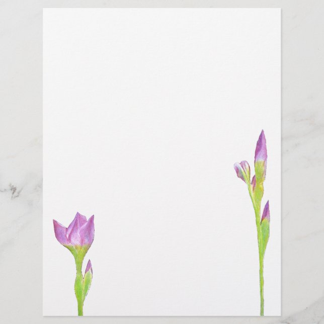 Paarse Iris (Voorkant)