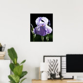 Paarse Iris 8393 Print (Thuiskantoor)