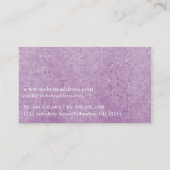  Paarse Iris BloedvatVisitekaartjes d1 Visitekaartje (Achterkant)