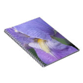 Paarse Iris Bloem Bloemstuk Notitieboek (Rechterzijde)
