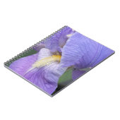 Paarse Iris Bloem Bloemstuk Notitieboek (Linkerzijde)