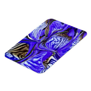 Paarse iris bloem buigzaam magneet