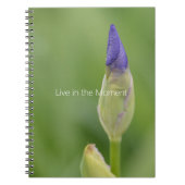 Paarse Iris Bloem (mijn fotografie) Notitieboek (Voorkant)