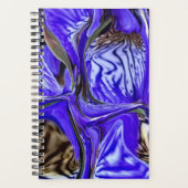 Paarse Iris Bloem Planner (Voorkant)