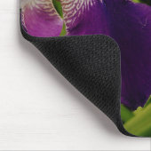 Paarse iris bloemen foto Mousepad Muismat (Hoek)