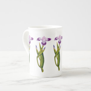 Paarse Iris botanische bot China Mok