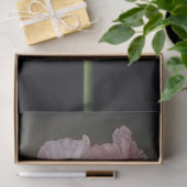 Paarse Iris Botanische Schilderij Decoupage Tissuepapier (Geschenk)