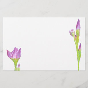 Paarse Iris Briefpapier