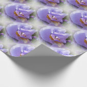 paarse iris cadeaupapier (Hoek)