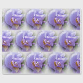paarse iris cadeaupapier (Vlak)