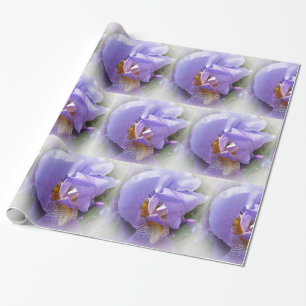 paarse iris cadeaupapier