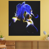 Paarse Iris Canvas Afdruk (Insitu (Woonkamer))