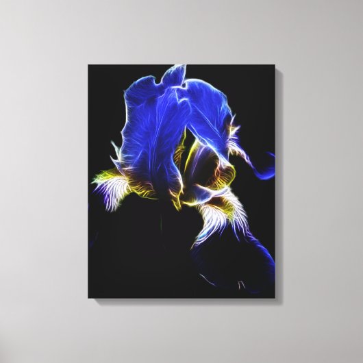 Paarse Iris Canvas Afdruk (Voorkant)