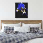 Paarse Iris Canvas Afdruk (Insitu (Slaapkamer))