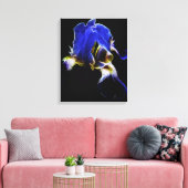 Paarse Iris Canvas Afdruk (Insitu (Woonkamer))
