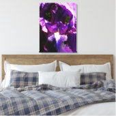 Paarse Iris Canvas Afdruk (Insitu (Slaapkamer))