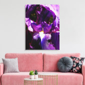 Paarse Iris Canvas Afdruk (Insitu (Woonkamer))